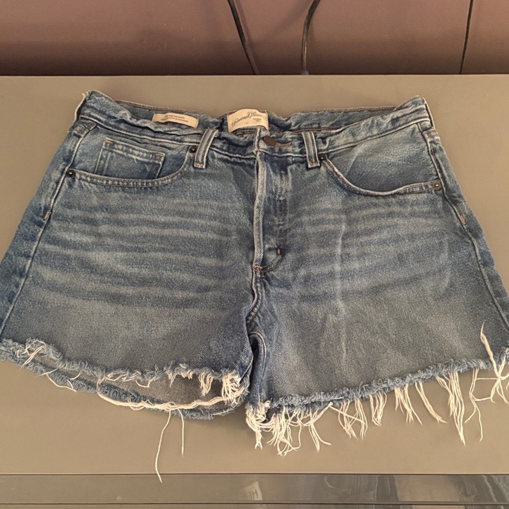 Universal Thread Blue Frayed Jean Shorts